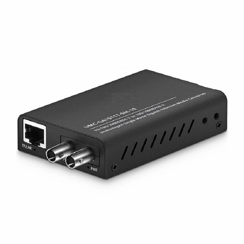 FyberOptix 1x1G RJ45 to 1x 1G ST, SM, 10KM, Mini
