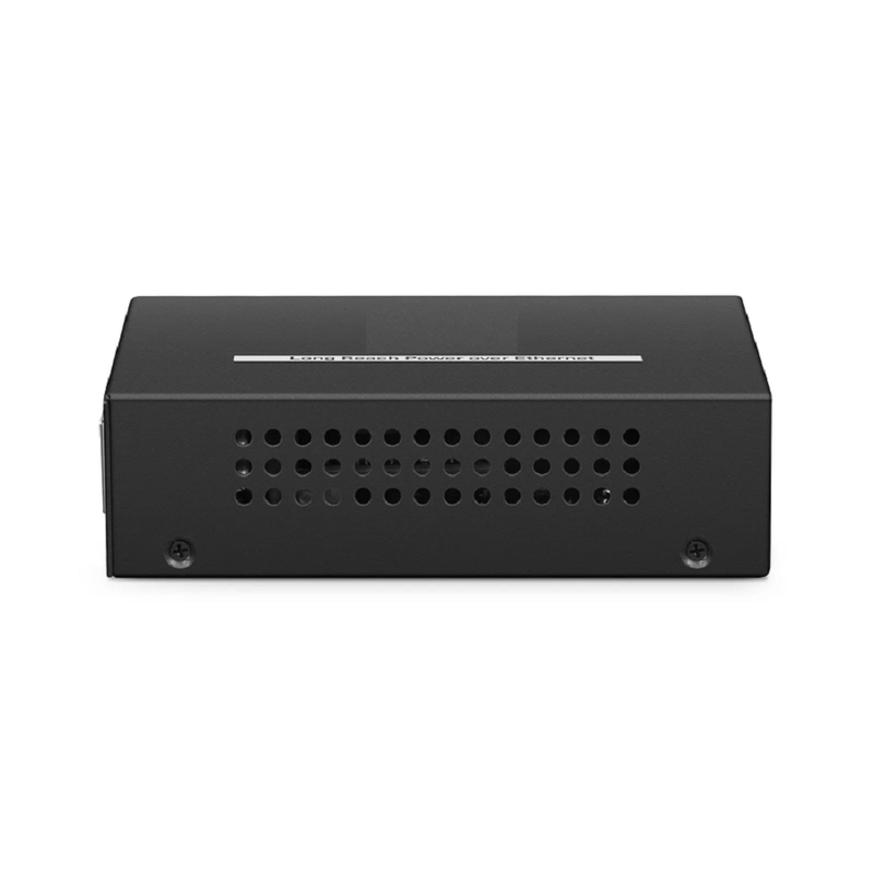 FyberOptix IES1110W-2PD, 1-Port 10/100M Fast Ethernet Long Reach PoE over UTP Injector, 1 x PoE+ Input to 1 x 10/100BASE-T RJ45 Output, -20 to 70A°C Operating Temperature