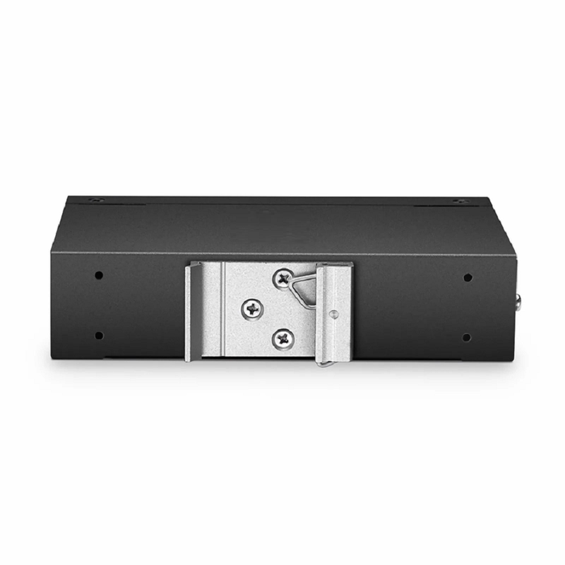 FyberOptix 5 Ports 10/100/1000M Gigabit PoE+ Extender, 1 in 4 out, Din-rail/Wall mountable, IEEE 802.3at/802.3af, -40 to 75A°C
