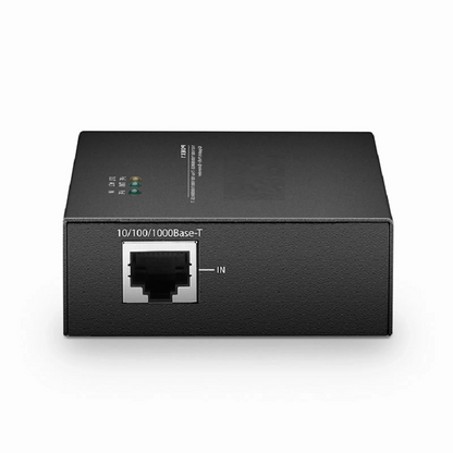 FyberOptix 2 Ports 10/100/1000M Gigabit PoE+ Extender, 1 in 1 out, Din-rail/Wall mountable, IEEE 802.3at/802.3af, 0 to 50A°C
