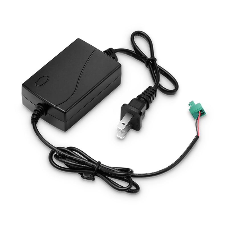 FyberOptix Mini Industrial 1x 10/100/1000Base-T RJ45 to 1x 1000Base-X Multimode ST 850nm 550m Gigabit Ethernet Media Converter, British Plug Standard