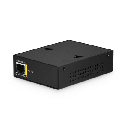 FyberOptix IES1111W-2PD, 1-Port 10/100M Fast Ethernet Long Reach PoE over UTP Extender, 1 x 10/100BASE-T RJ45 Input to 1 x PoE+ Output, -20 to 70A°C Operating Temperature