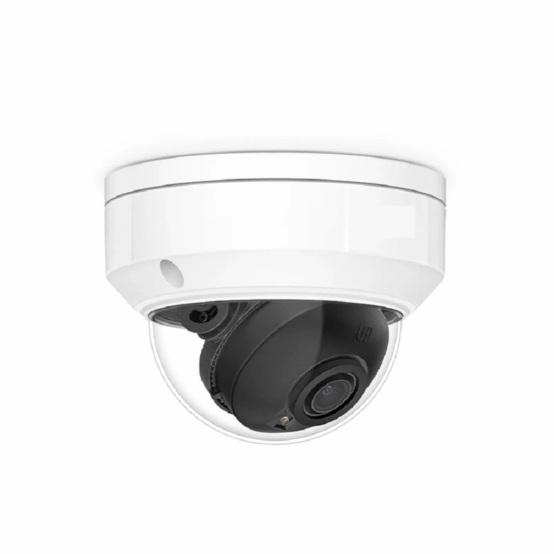 FyberOptix IPC301-5M-D Dome Camera, with 4.0mm Fixed Lens, 5MP Resolution, 98ft Night Vision, Smart Intrusion Prevention, IP67 & IK10 PoE Network Camera