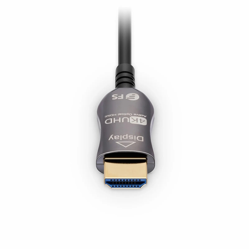 FyberOptix 100ft (30m) 4K 60Hz PVC High Speed HDMIA® Fiber Active Optical Cable (AOC) with Ethernet In Wall CL3 Rated