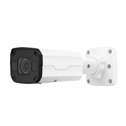 FyberOptix IPC501-FC-4M-B, Super HD 4MP Bullet Network Camera, Intelligent Color, 98ft Night Vision, IP67 & IK10 PoE Network Camera with Fixed 4.0mm Lens