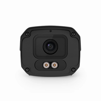 FyberOptix IPC501-FC-8M-B, Super HD 8MP Bullet Network Camera, Intelligent Color, 98ft Night Vision, IP67 & IK10 PoE Network Camera with Fixed 4.0mm Lens