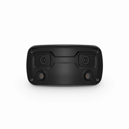 FyberOptix IPC501-2X4M-B, Super HD 4MP Full-Color Wide Angle Fixed Bullet Network Camera with Build-in Mic, IP67 Weatherproof PoE Network Camera with Fixed 4.0mm Lens