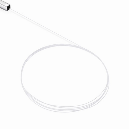 FyberOptix 1 x 8 PLC Fiber Splitter, Steel Tube, Bare Fiber 250m, No Connector, Singlemode