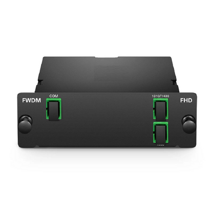 FyberOptix 1 x 8 PLC Fiber Splitter, Standard FHDA Cassette SC/APC, Singlemode, for Optical LAN