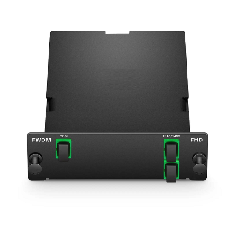 FyberOptix 1 x 8 PLC Fiber Splitter, Standard FHDA Cassette SC/APC, Singlemode, for Optical LAN
