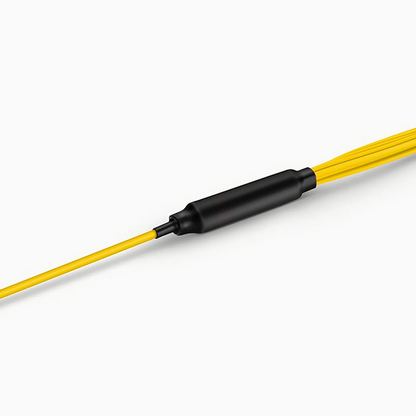 FyberOptix 1m (3ft) MTP® Harness, MTP®-8 APC (Female) to 4 MDC UPC Duplex, 8 Fibers, Single Mode (OS2), Plenum (OFNP), 0.35dB Max, Type B, Yellow
