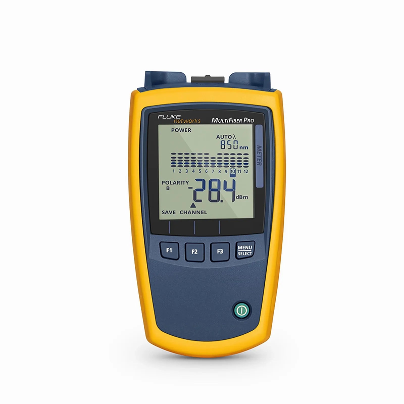 FyberOptix Fluke Networks MFPOWERMETER MultiFiberA Pro Handheld Optical Power Meter with MPO-12 connector