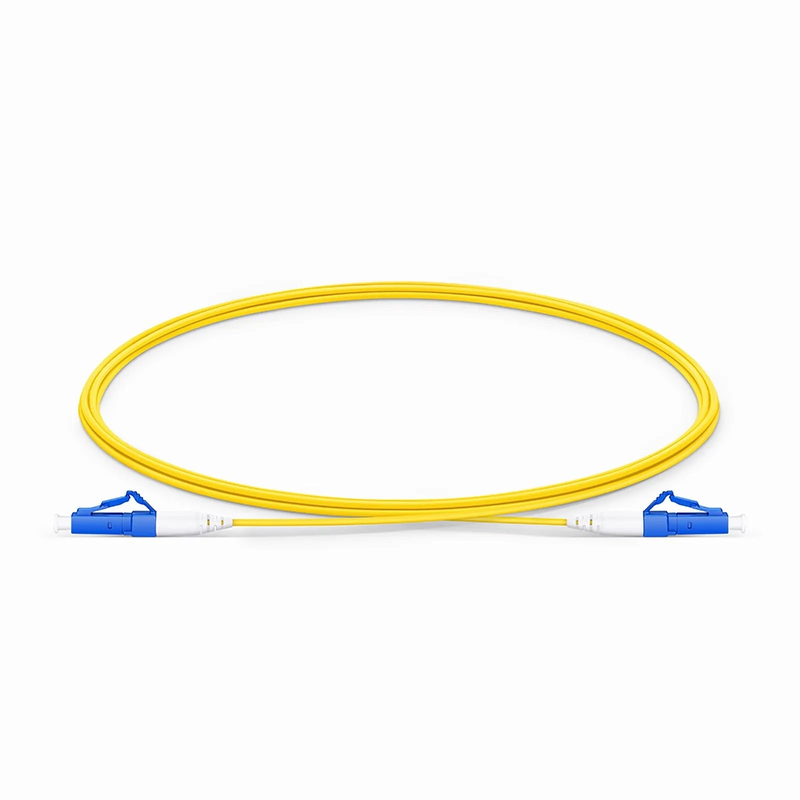 FyberOptix 2m (7ft) Fiber Patch Cable, 1 Fiber, LC UPC Simplex to LC UPC Simplex, Single Mode (OS2), LSZH, 1.2mm, Tight-Buffered, Yellow