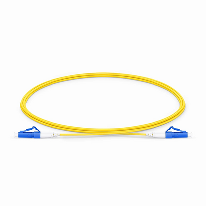 FyberOptix 2m (7ft) Fiber Patch Cable, 1 Fiber, LC UPC Simplex to LC UPC Simplex, Single Mode (OS2), LSZH, 1.2mm, Tight-Buffered, Yellow