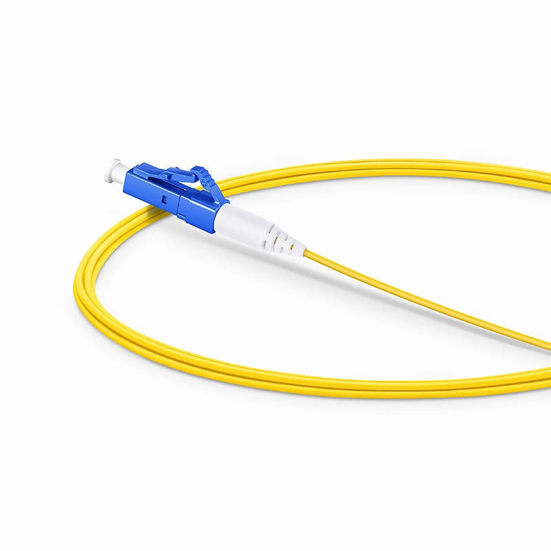 FyberOptix 2m (7ft) Fiber Patch Cable, 1 Fiber, LC UPC Simplex to LC UPC Simplex, Single Mode (OS2), LSZH, 1.2mm, Tight-Buffered, Yellow