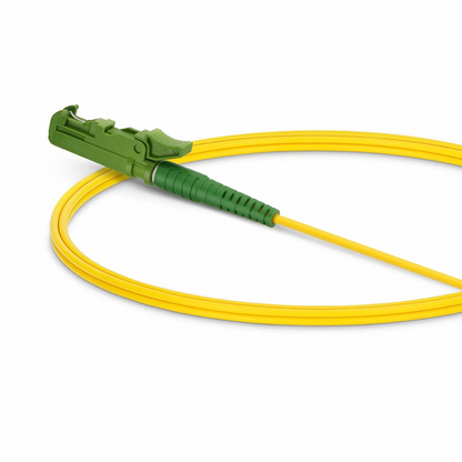 FyberOptix 1m (3ft) Fiber Patch Cable, 1 Fiber, LSH APC Simplex to LSH APC Simplex, Single Mode (OS2), LSZH, 2.0mm, Tight-Buffered, Yellow