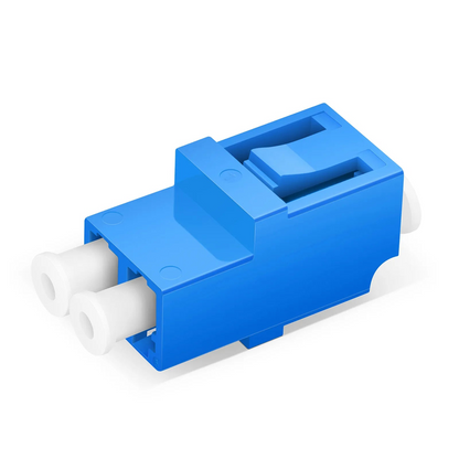 FyberOptix LC/UPC to LC/UPC Duplex OS2 Single Mode Fiber Optic Adapter/Coupler without Flange, 10Pcs/Pack