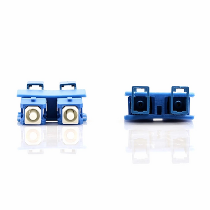 FyberOptix LC/UPC Female to SC/UPC Male Hybrid Duplex OS2 Single Mode Plastic Fiber Optic Adapter/Coupler without Flange