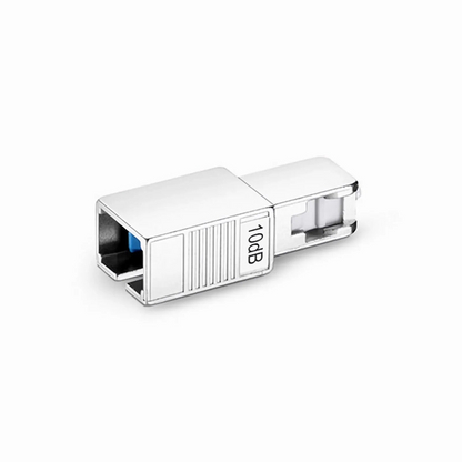 FyberOptix SC/UPC Singlemode Fixed Fiber Optic Attenuator, Male-Female, 10dB (10pcs/Pack)