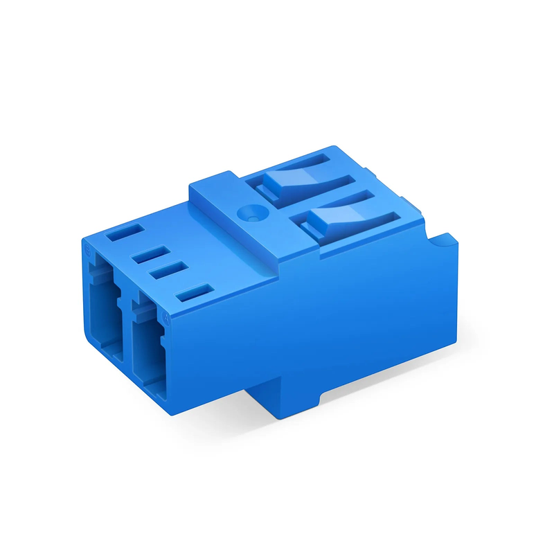 FyberOptix LC/UPC to LC/UPC Duplex OS2 Single Mode Fiber Optic Adapter/Coupler without Flange, 10Pcs/Pack