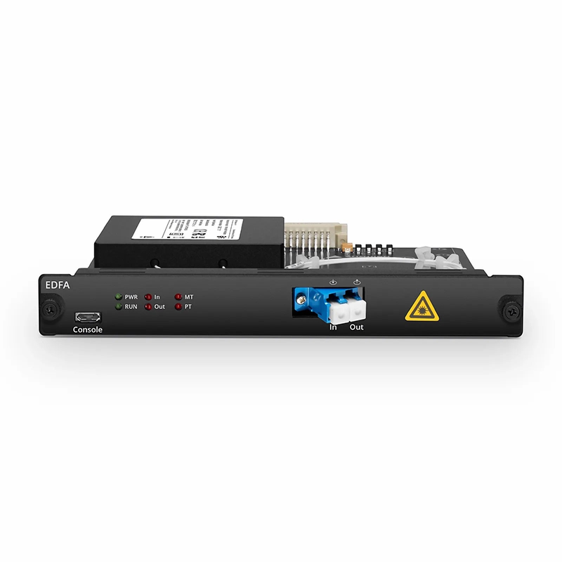 FyberOptix FMT26PA-EDFA, 26dB Gain C-band DWDM EDFA Pre-Amplifier for FMT Managed Chassis, 16dBm Output