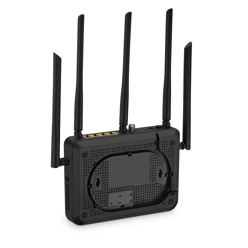 FyberOptix ONU1930-4GC-W, XGPON HGU ONU with 1 x PON, 4 x GE, 1x RF, 1 x USB, and 5 x External Dual Band Antennas (3000M WiFi 4/5/6)