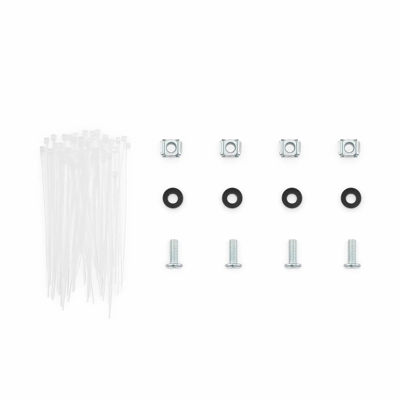 FyberOptix Cat6 High Density Coupler Patch Panel, 48-Port, 1RU, Cable Management Bar Included