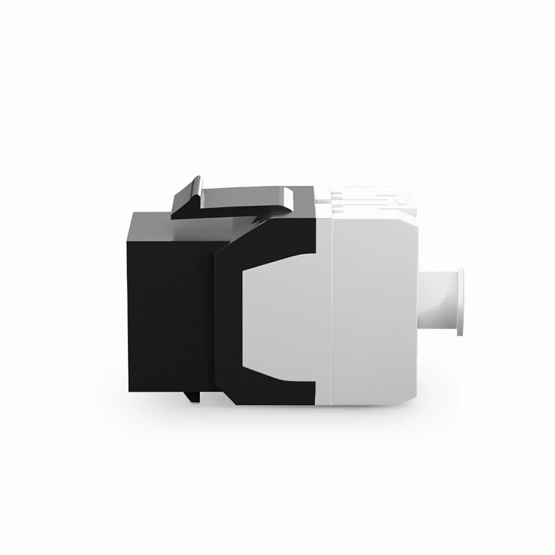 FyberOptix Cat6 RJ45 (8P8C) Unshielded Punch Down Keystone Jack Module, Black (10 pcs/Pack)