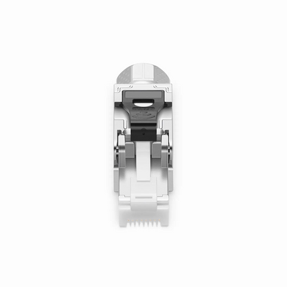 FyberOptix Cat8 RJ45 Tool-Free Modular Plugs, Shielded Network Connectors for 22~24AWG Twisted Pair Solid or Stranded Cable (10/Pack)