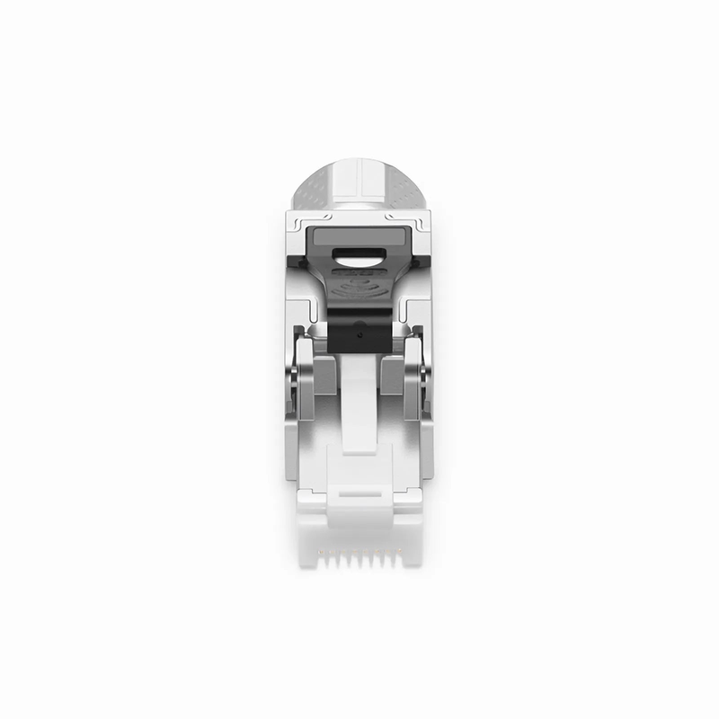 FyberOptix Cat7 RJ45 Tool-Free Modular Plugs, Shielded Network Connectors for 22~24AWG Twisted Pair Solid or Stranded Cable (10/Pack)