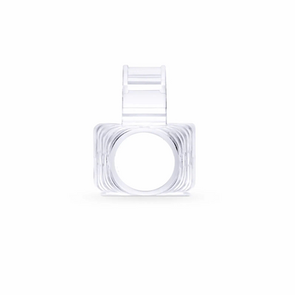 FyberOptix Cat6 RJ45 Strain Relief Boots, 6.0-6.5mm OD for Cat6 UTP 23~24AWG, F/UTP 26AWG Ethernet Network Cable, Transparent, 50PCS/Pack