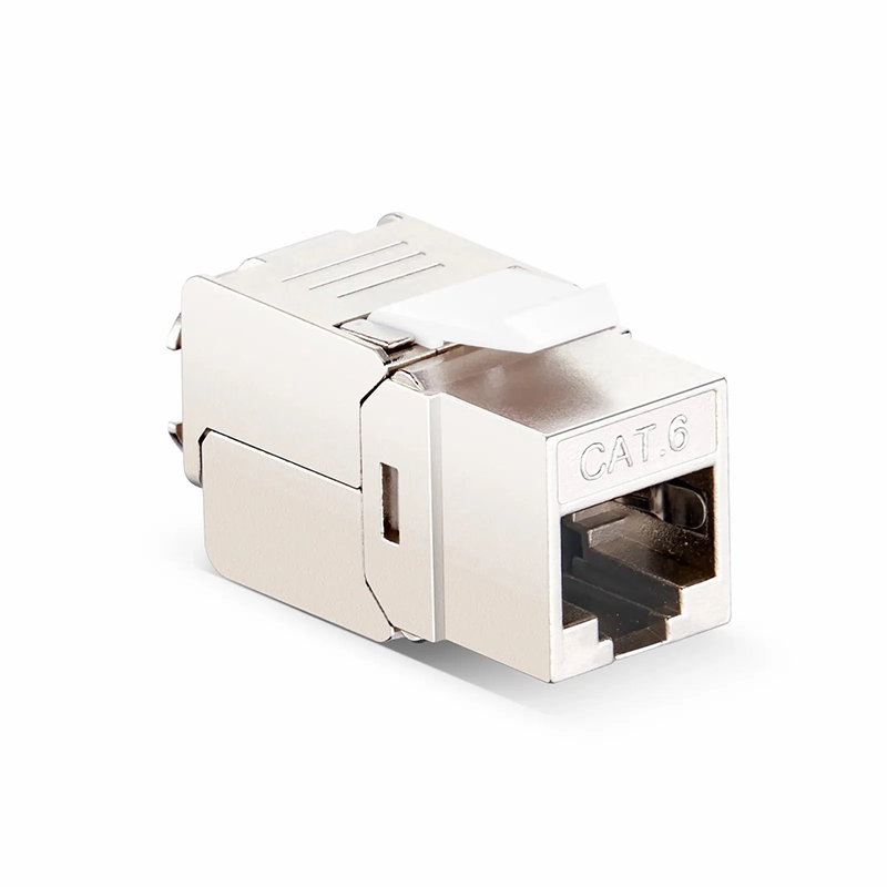 FyberOptix Mini Cat6 RJ45 (8P8C) Shielded Toolless Keystone Jack (12pcs/Pack)