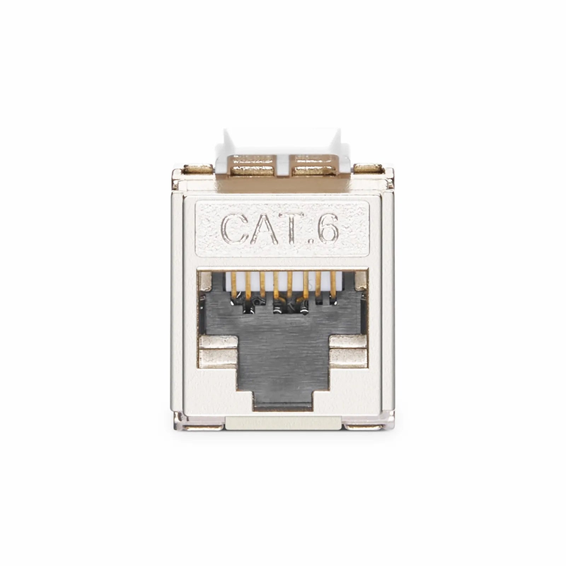 FyberOptix Mini Cat6 RJ45 (8P8C) Shielded Toolless Keystone Jack