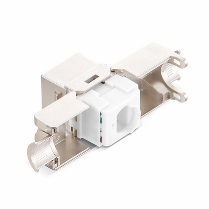 FyberOptix Mini Cat6 RJ45 (8P8C) Shielded Toolless Keystone Jack