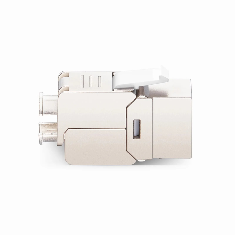 FyberOptix Mini Cat6a RJ45 (8P8C) Shielded Toolless Keystone Jack (12pcs/Pack)