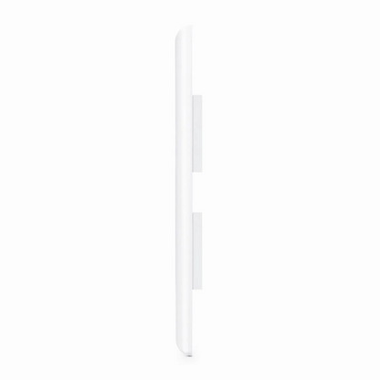 FyberOptix Single Gang Keystone Faceplate, Label Pockets, 4 Ports, White, 4.49'' x 2.76''