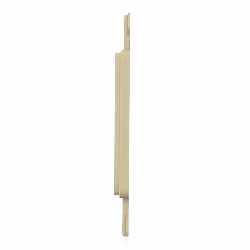 FyberOptix FFSystem Faceplate Frame Keystone Blank Insert, Ivory, 4.09'' x 1.4''