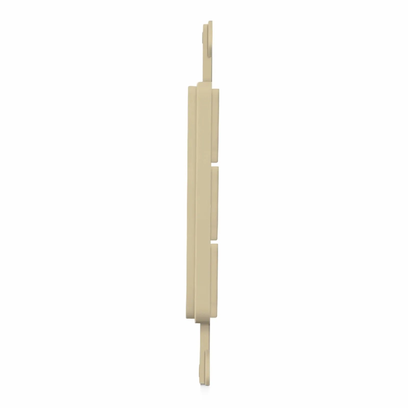 FyberOptix SyncEaseFFSystem Faceplate Frame Keystone Insert, 6 Ports, Ivory, 4.09'' x 1.4''