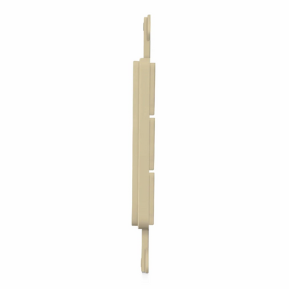 FyberOptix SyncEaseFFSystem Faceplate Frame Keystone Insert, 6 Ports, Ivory, 4.09'' x 1.4''