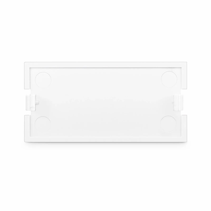 FyberOptix Blank MOS Module, 1 Units High, White