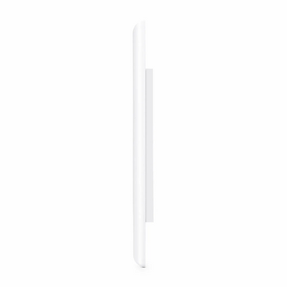 FyberOptix Single Gang Keystone Faceplate, Label Pockets, 3 Ports, White, 4.49'' x 2.76''