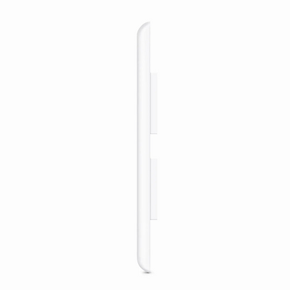 FyberOptix Single Gang Keystone Faceplate, Computer and Telephone Identification Icons, 2 Ports, White, 4.49'' x 2.76''
