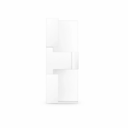 FyberOptix 2-Port MOS Adapter, 1 Unit High, White