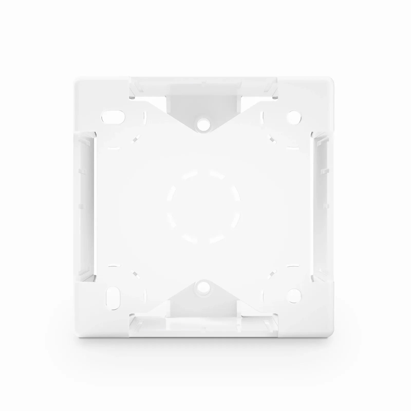 FyberOptix French-style Single Gang Back Box, White, 3.38" x 3.38"