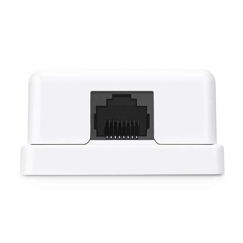 FyberOptix Cat6 RJ45 Unshielded Surface Mount Box, 1 Port, White