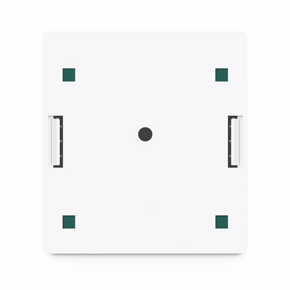 FyberOptix Cat6 RJ45 Shielded Surface Mount Box, 2 Ports, White