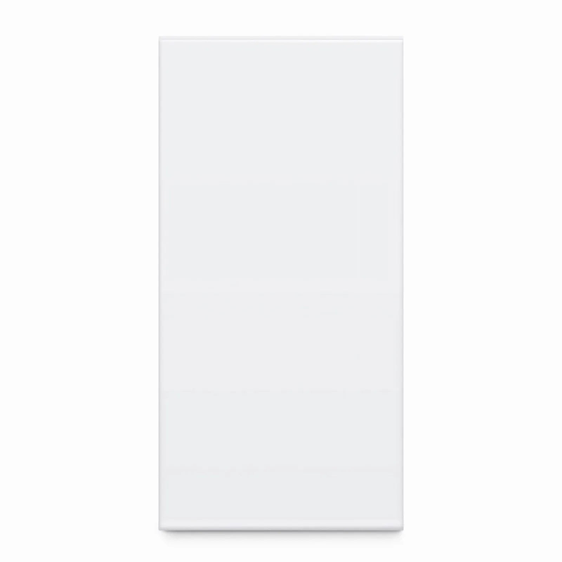FyberOptix British-Style Single Gang Back Box, White, 3.39''x3.39''