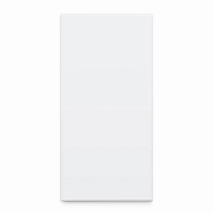 FyberOptix British-Style Single Gang Back Box, White, 3.39''x3.39''