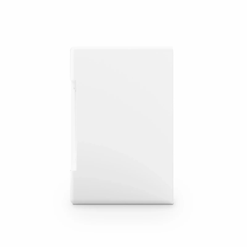 FyberOptix French-style Single Gang Back Box, White, 3.38" x 3.38"