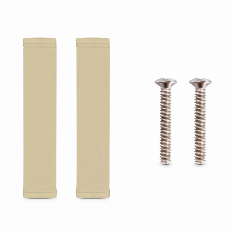 FyberOptix SyncEase Single Gang Three Port Keystone Faceplate, Label Pockets, Ivory